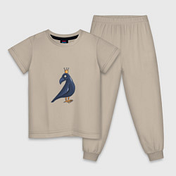 Детская пижама Ворона в короне