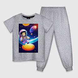 Детская пижама Мультяшный астронавт