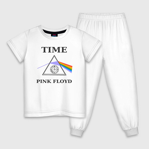 Детская пижама Время Пинк Флойд рок / Белый – фото 1