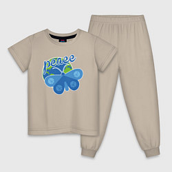 Детская пижама Butterfly peace