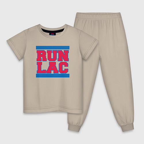 Детская пижама Run Clippers / Миндальный – фото 1