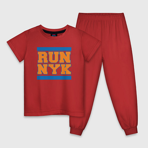 Детская пижама Run New York Knicks / Красный – фото 1