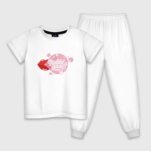 Детская пижама Жевачка / Белый – фото 1