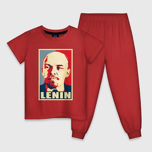 Детская пижама Lenin / Красный – фото 1