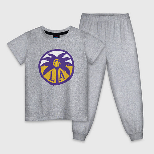 Детская пижама Lakers California / Меланж – фото 1