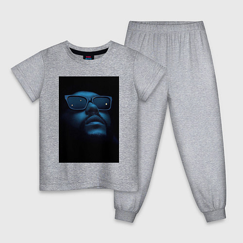 Детская пижама Взгляд в пустоту / Меланж – фото 1