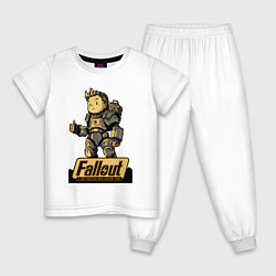 Детская пижама Vault boy in armor