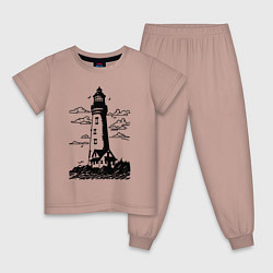 Детская пижама Маяк рисунок