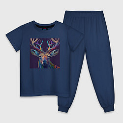 Детская пижама Красочный олень - нейросеть