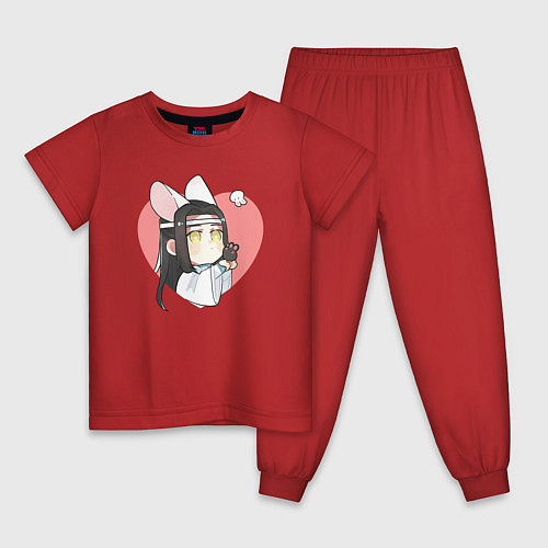 Детская пижама Lan Wang Ji heart / Красный – фото 1