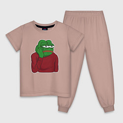 Детская пижама Лягушонок Пепе вымотался