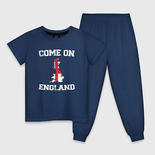 Детская пижама Come on England / Тёмно-синий – фото 1