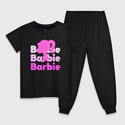 Детская пижама Логотип Барби объемный
