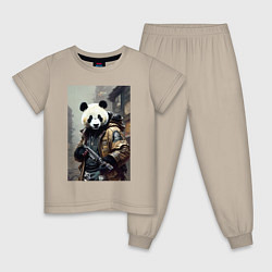 Детская пижама Cool panda - cyberpunk - warrior