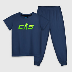 Детская пижама CS2 green logo