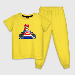 Детская пижама Марио гоняет