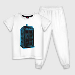 Детская пижама Black tardis