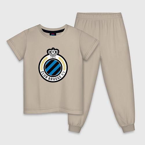 Детская пижама Brugge fc sport / Миндальный – фото 1