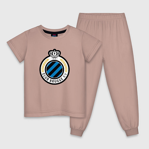Детская пижама Brugge fc sport / Пыльно-розовый – фото 1