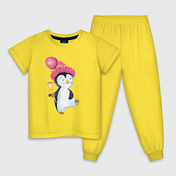 Детская пижама Пингвин с трубой