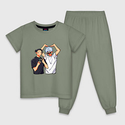 Детская пижама Сатору и Гето - Магическая битва