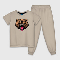 Детская пижама Устрашающий медведь