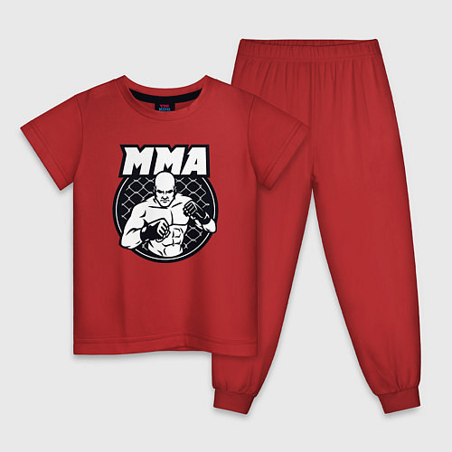 Детская пижама Warrior MMA / Красный – фото 1