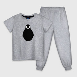 Детская пижама Пингвин мылыш трафарет