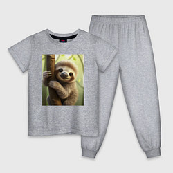 Детская пижама Ленивец в лесу