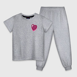 Детская пижама Сердце любви