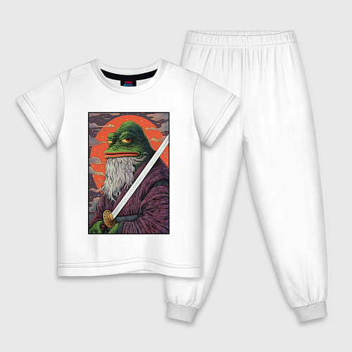 Детская пижама Pepe samurai / Белый – фото 1