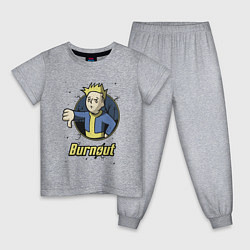 Детская пижама Burnout - vault boy