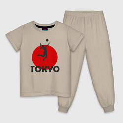 Детская пижама Волейбол в Токио