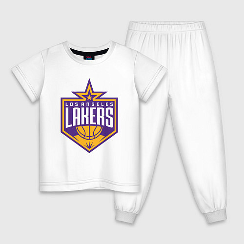 Детская пижама Los Angelas Lakers star / Белый – фото 1