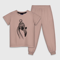 Детская пижама Фламинго модный