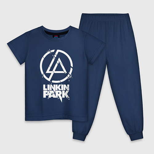 Детская пижама Linkin Park - white / Тёмно-синий – фото 1