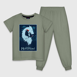 Детская пижама Мононоке волчица