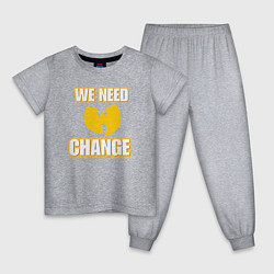 Детская пижама We need change