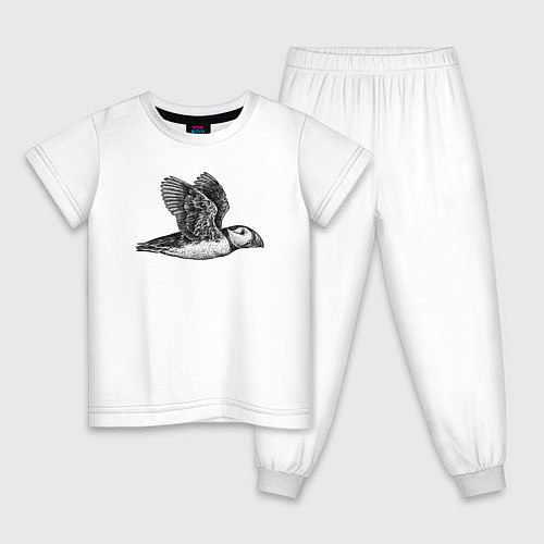 Детская пижама Тупик летит / Белый – фото 1