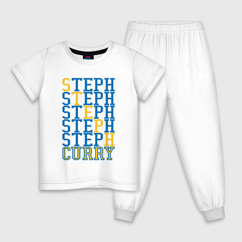 Детская пижама Steph Curry / Белый – фото 1