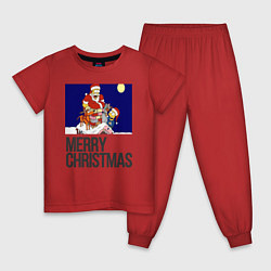 Детская пижама Merry Christmas Simpsons