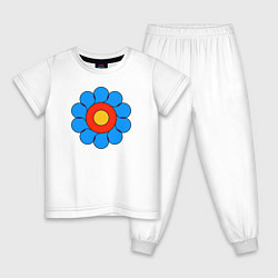 Детская пижама Геометрический цветок цветной