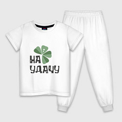 Детская пижама Талисман - четырехлистный клевер на удачу