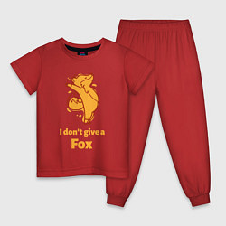 Детская пижама I dont give a fox