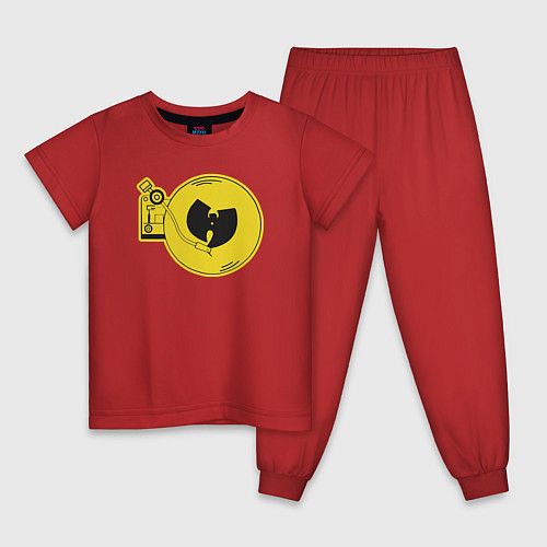 Детская пижама Wu-Tang music / Красный – фото 1