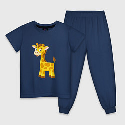 Детская пижама Милый пятнистый жираф