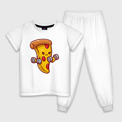 Детская пижама Пицца на спорте
