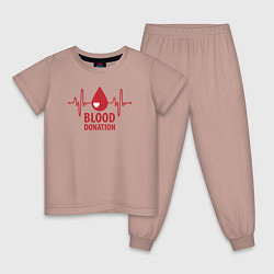 Детская пижама Донорство крови