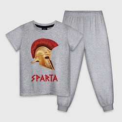 Детская пижама Спарта: шлем гоплита
