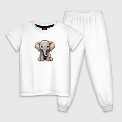 Детская пижама Красивый африканский слоненок